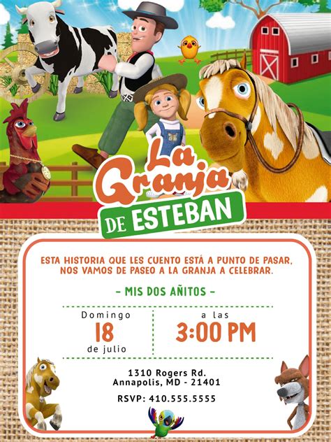 canciones para niños de la granja de zenón|la granja de zenon invitation.